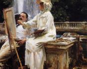 The Fountain, Villa Torlonia, Frascati, Italy - 约翰·辛格·萨金特